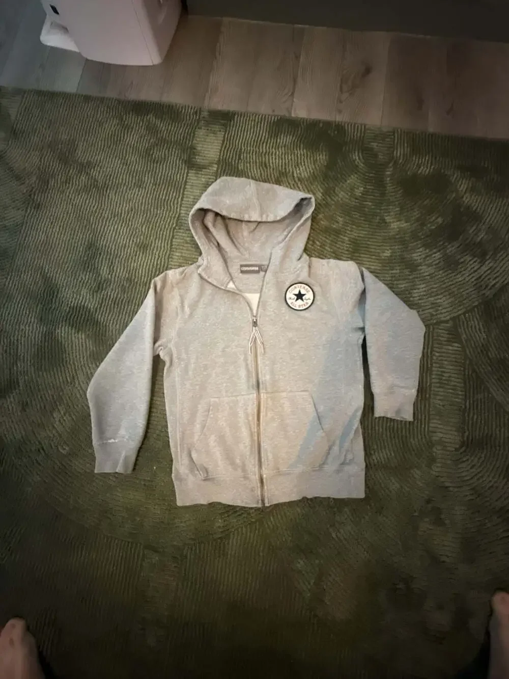 Zipped Jacket by CONVERSE - grey, Boys,